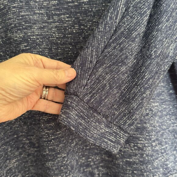 Women's Cathy Daniels Pullover Sweater Top Navy Blue w/SilverSparkle Size XL - Picture 11 of 11